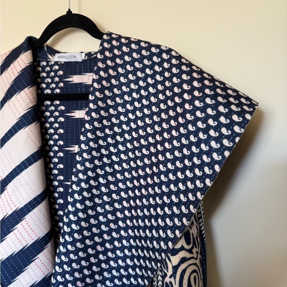 NWOT MISSLOOK Cotton Polyester Sleeveless Multicolor  Vest in Size 2XL - Picture 3 of 12